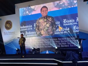 Bapak Rudiantara dalam Bisnis Indonesia Financial Award