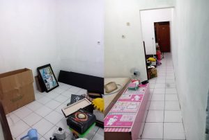 tiba ditempat baru
