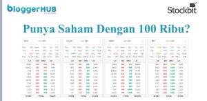 Bisa beli saham dengan 100rb