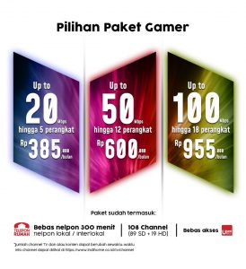 Paket Gamer by IndiHome